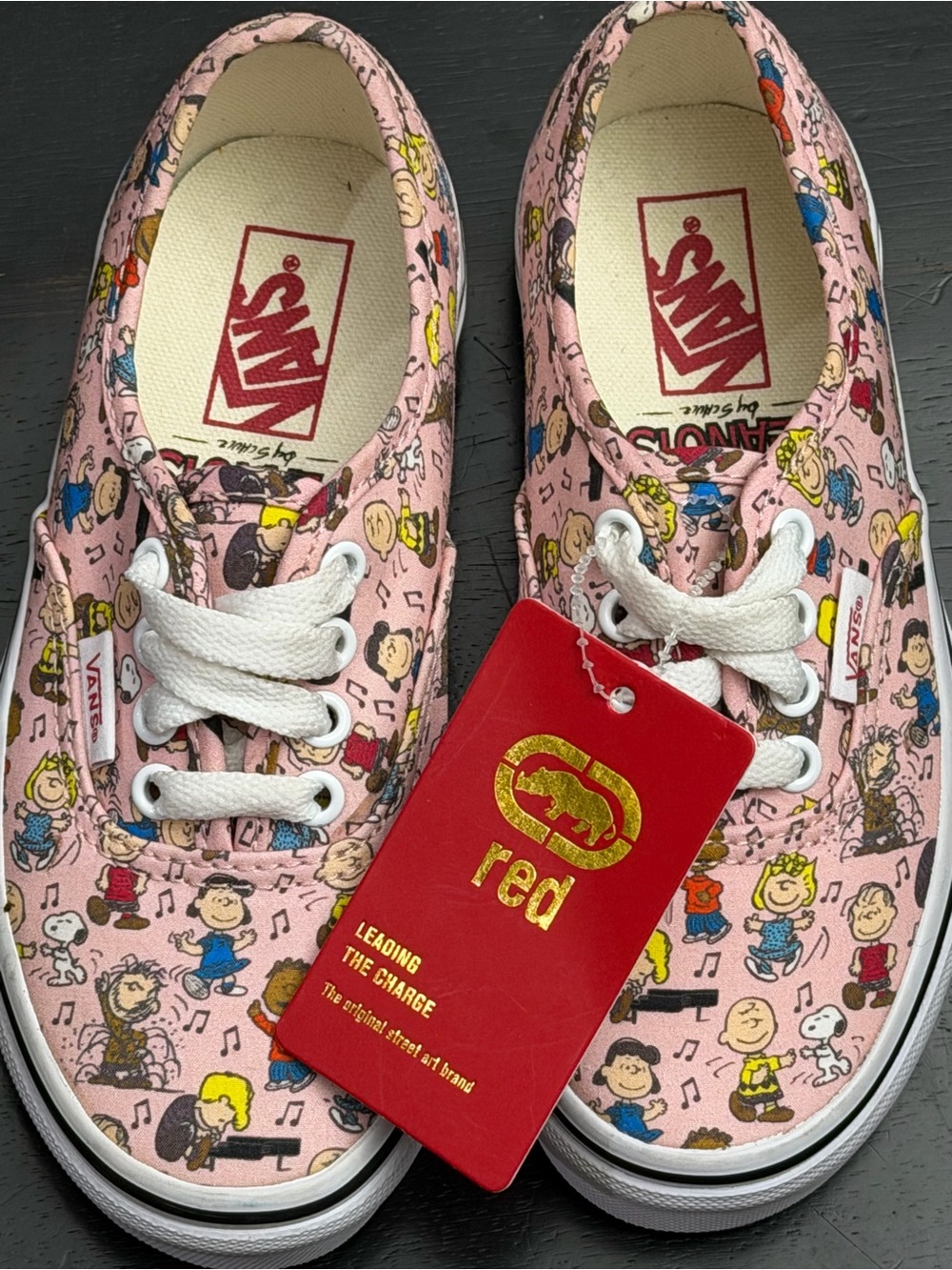 Limited Release 2017 Vans x Peanuts Authentic Sneakers Kids Size 12 Snoopy NWT